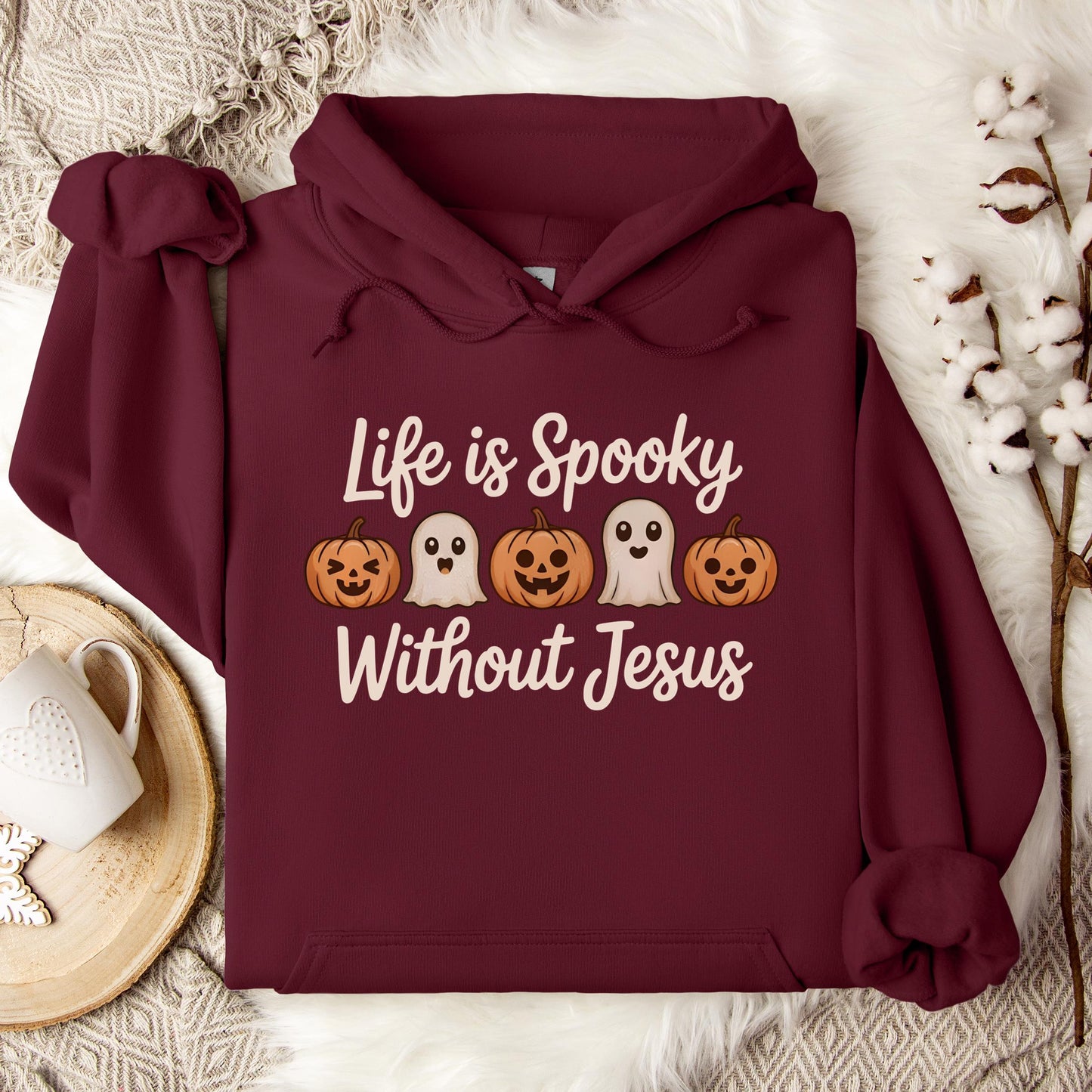 Life Is Spooky Without Jesus Hoodie
