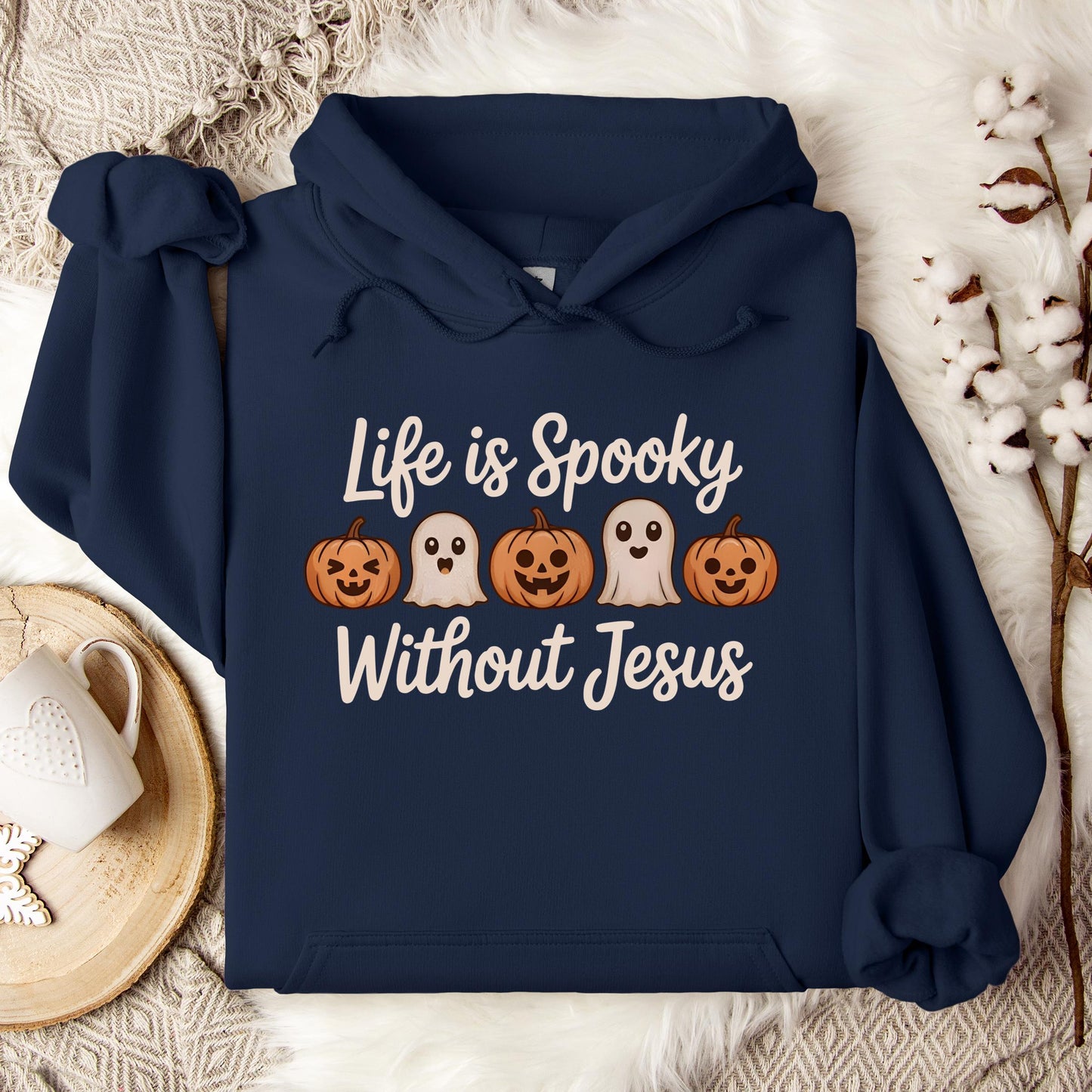 Life Is Spooky Without Jesus Hoodie