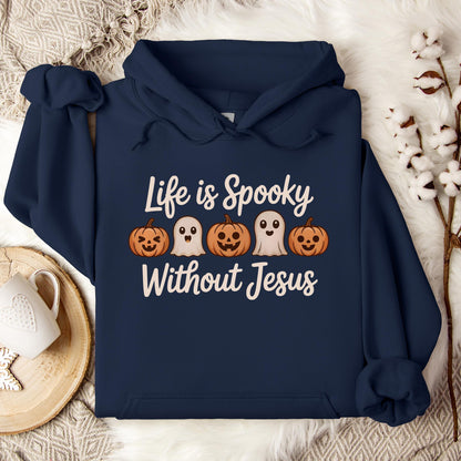 Life Is Spooky Without Jesus Hoodie