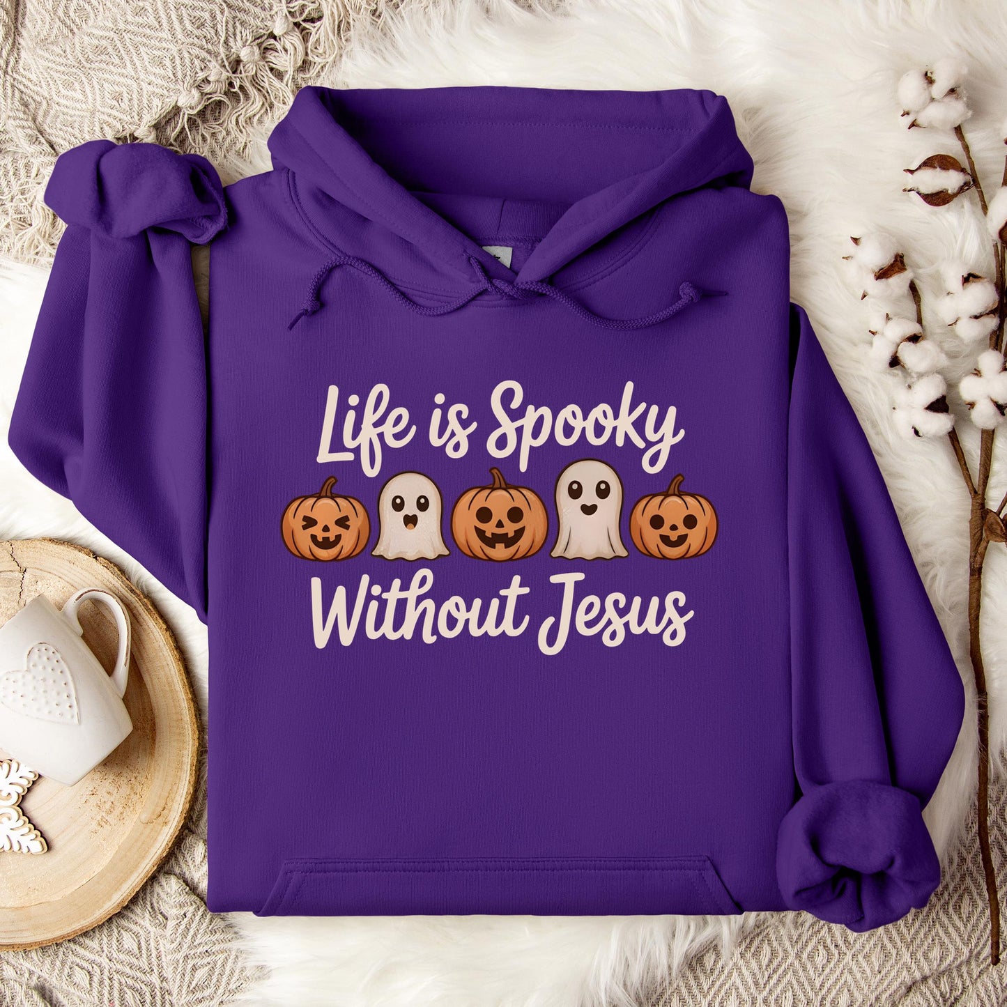 Life Is Spooky Without Jesus Hoodie
