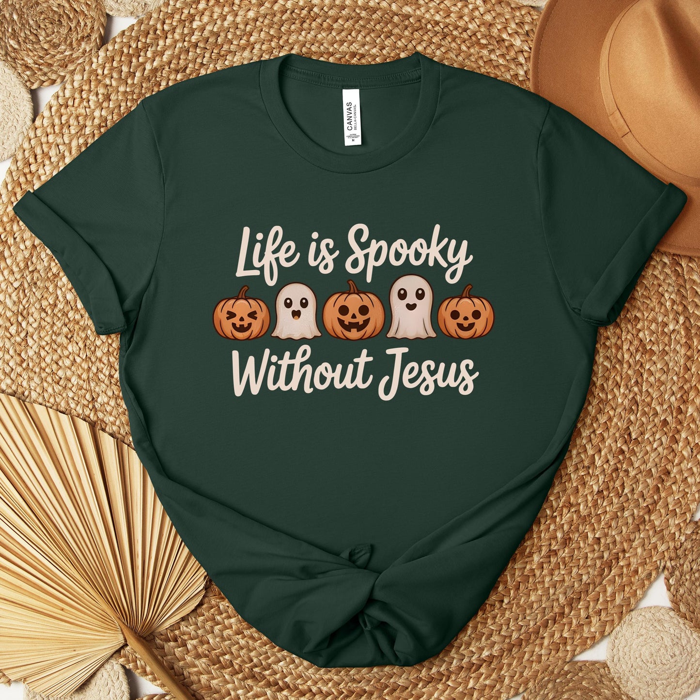 Life Is Spooky Without Jesus Premium T-shirt