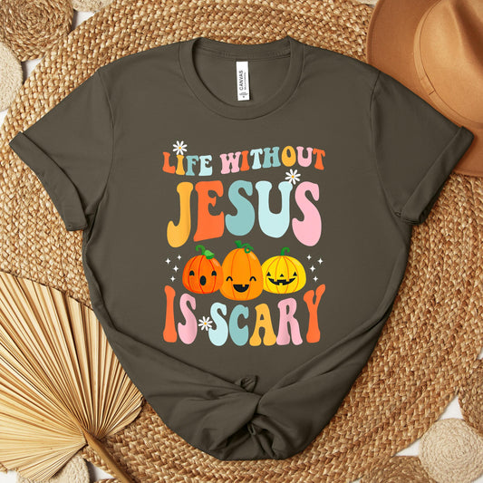 Life Without Jesus Is Scary 03 Premium T-shirt