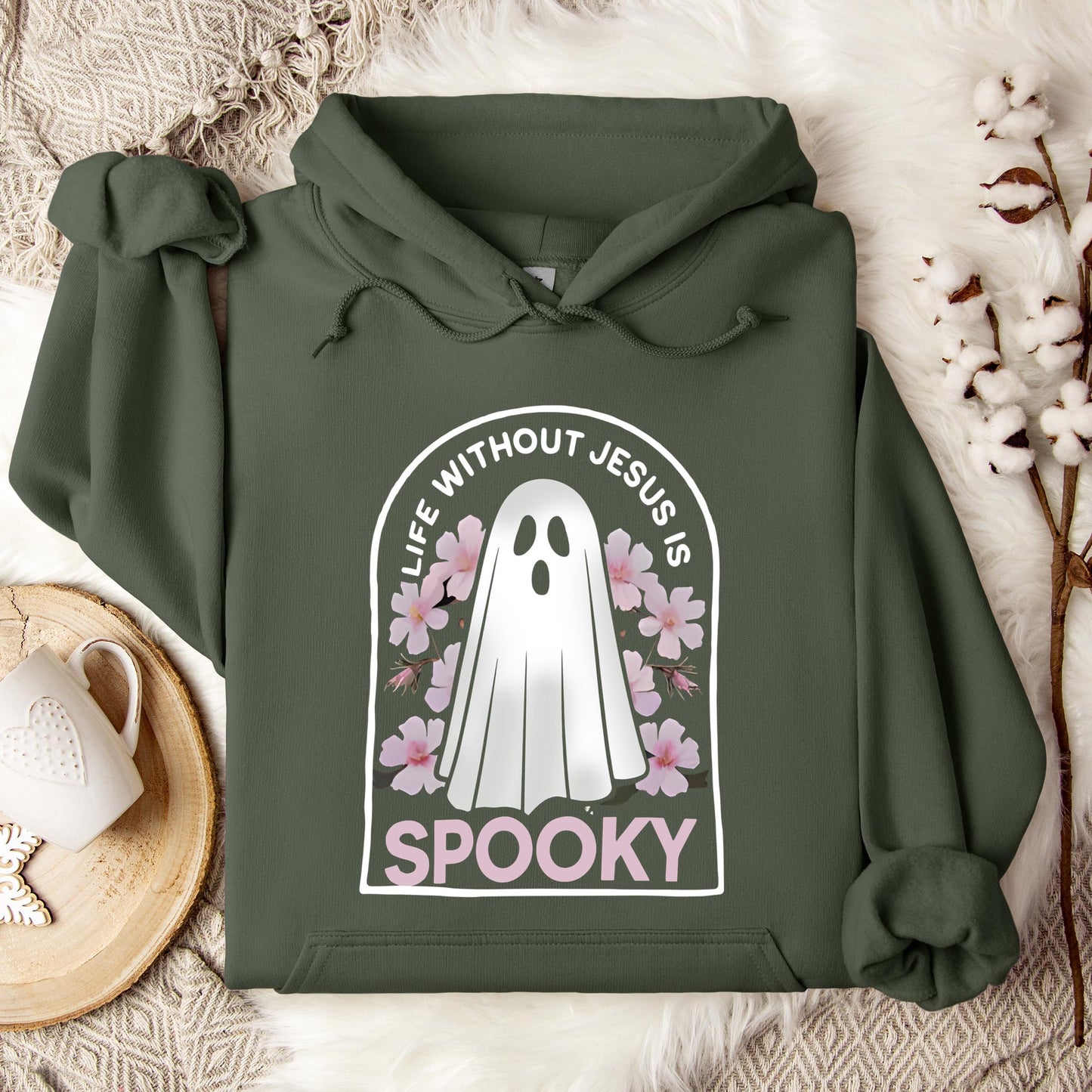 Life Without Jesus Is Spooky 01 Hoodie