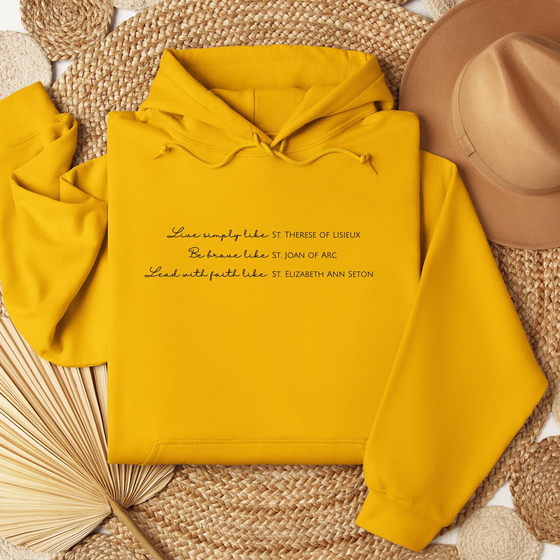 Live Simply Like St. Therese Of Lisieux Be Brave Like St. Joan Of Arc Lead With Faith Like