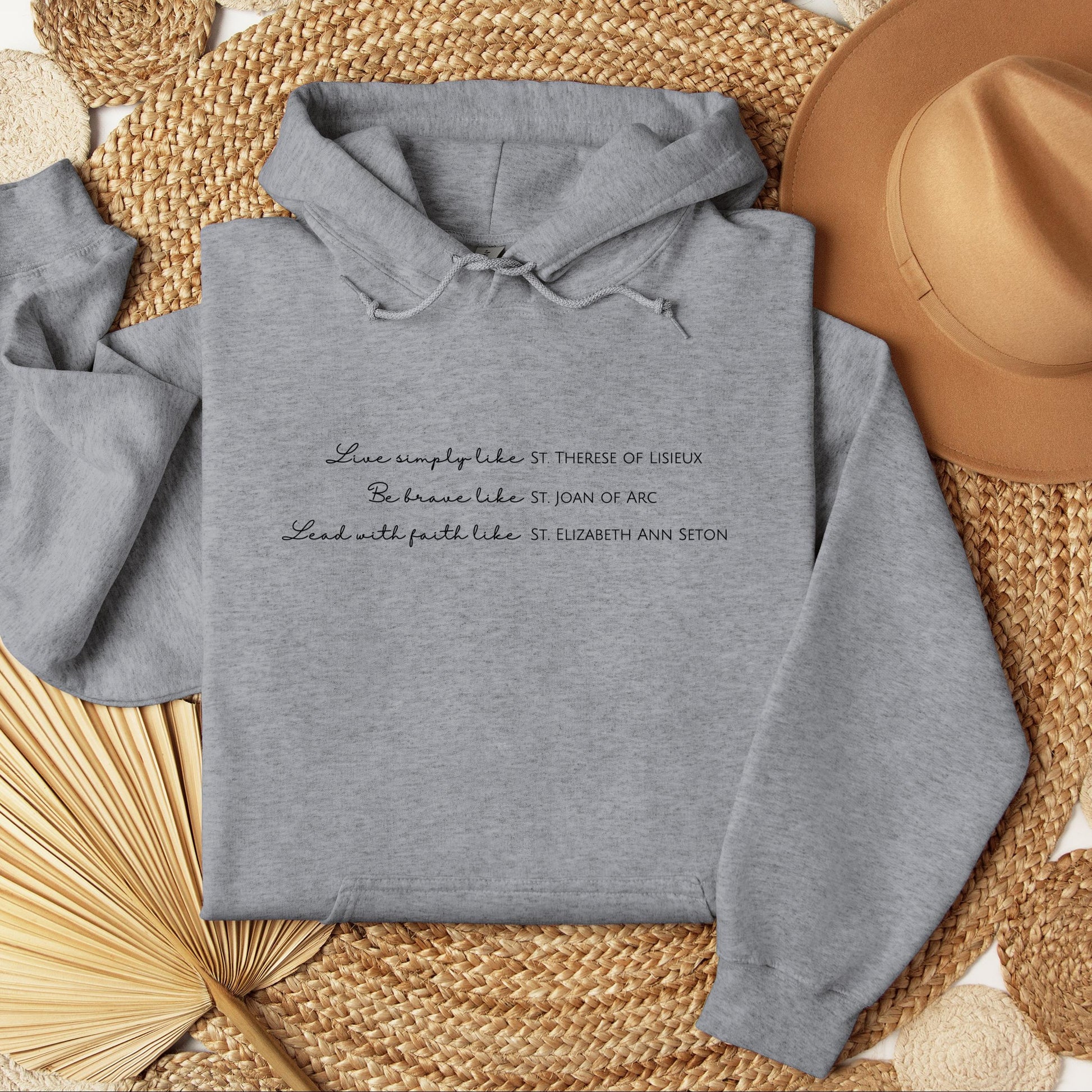 Live Simply Like St. Therese Of Lisieux Be Brave Like St. Joan Of Arc Lead With Faith Like