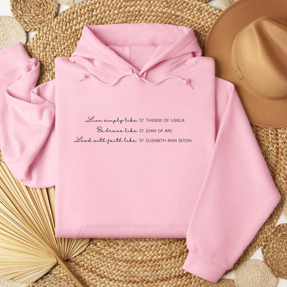 Live Simply Like St. Therese Of Lisieux Be Brave Like St. Joan Of Arc Lead With Faith Like
