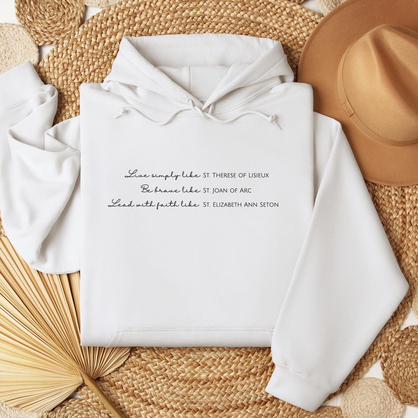 Live Simply Like St. Therese Of Lisieux Be Brave Like St. Joan Of Arc Lead With Faith Like