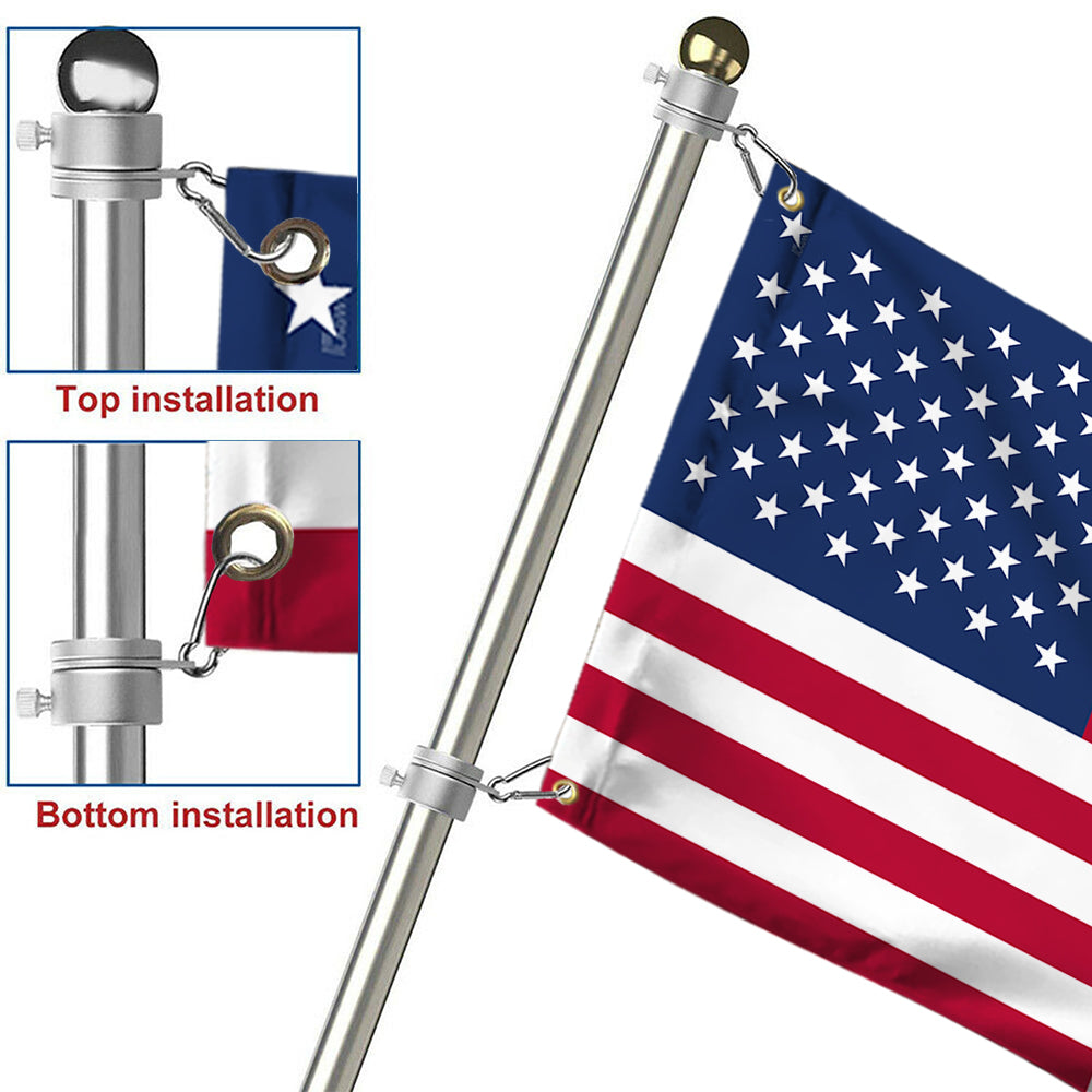 Christian And American Grommet Flag