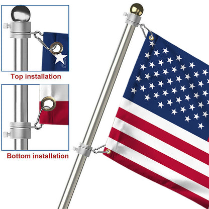 Christian And American Grommet Flag