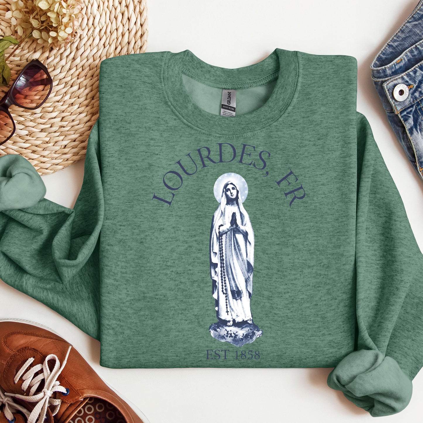 Lourdes Fr Est 1858