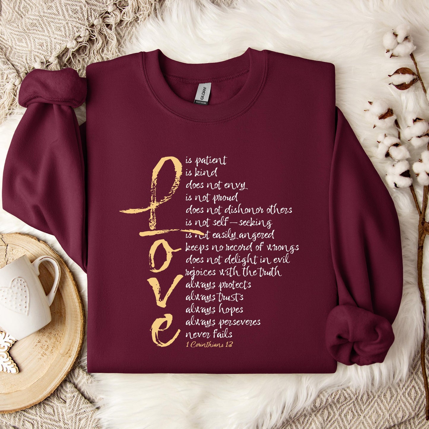 Love 1 Corinthians 13 Sweatshirt