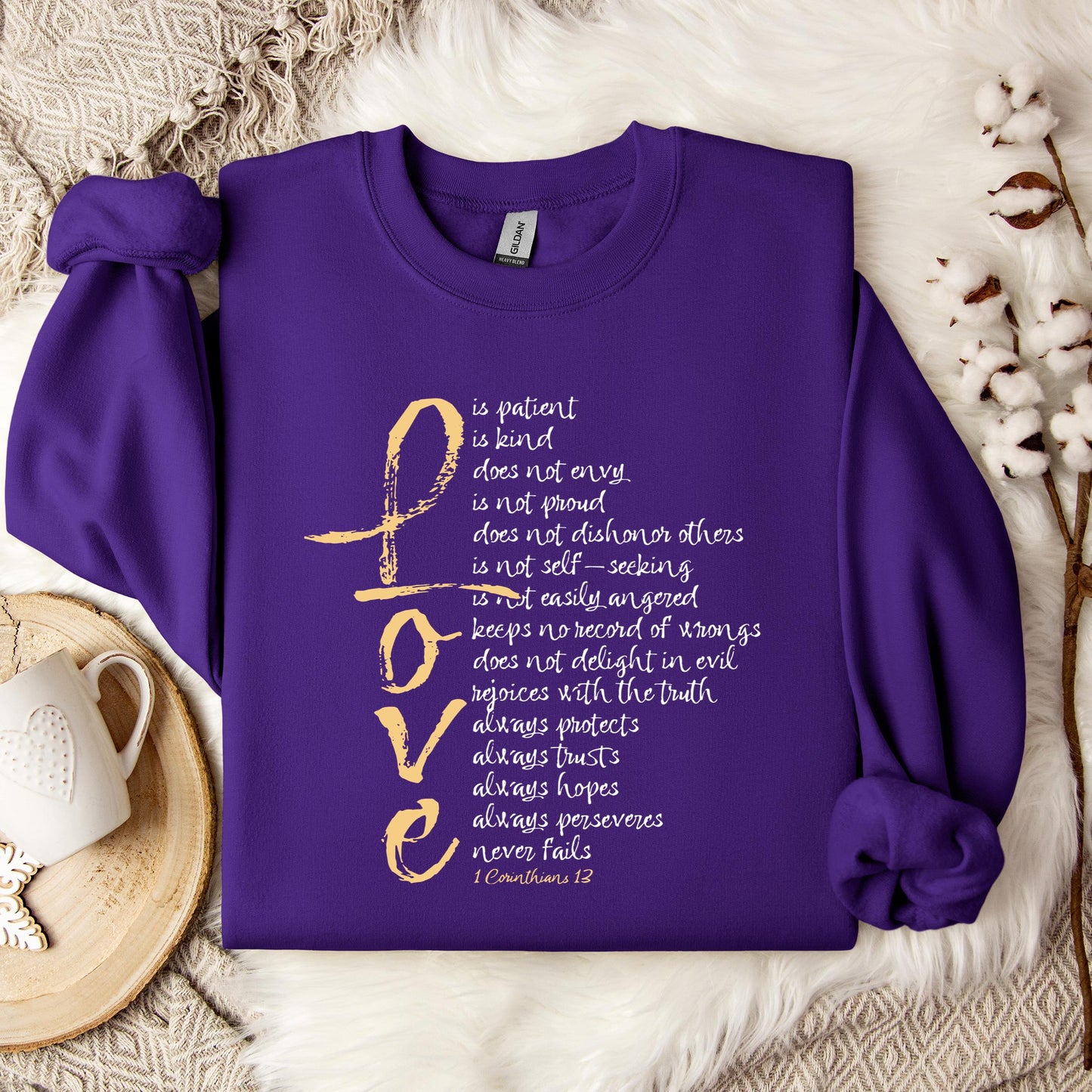 Love 1 Corinthians 13 Sweatshirt