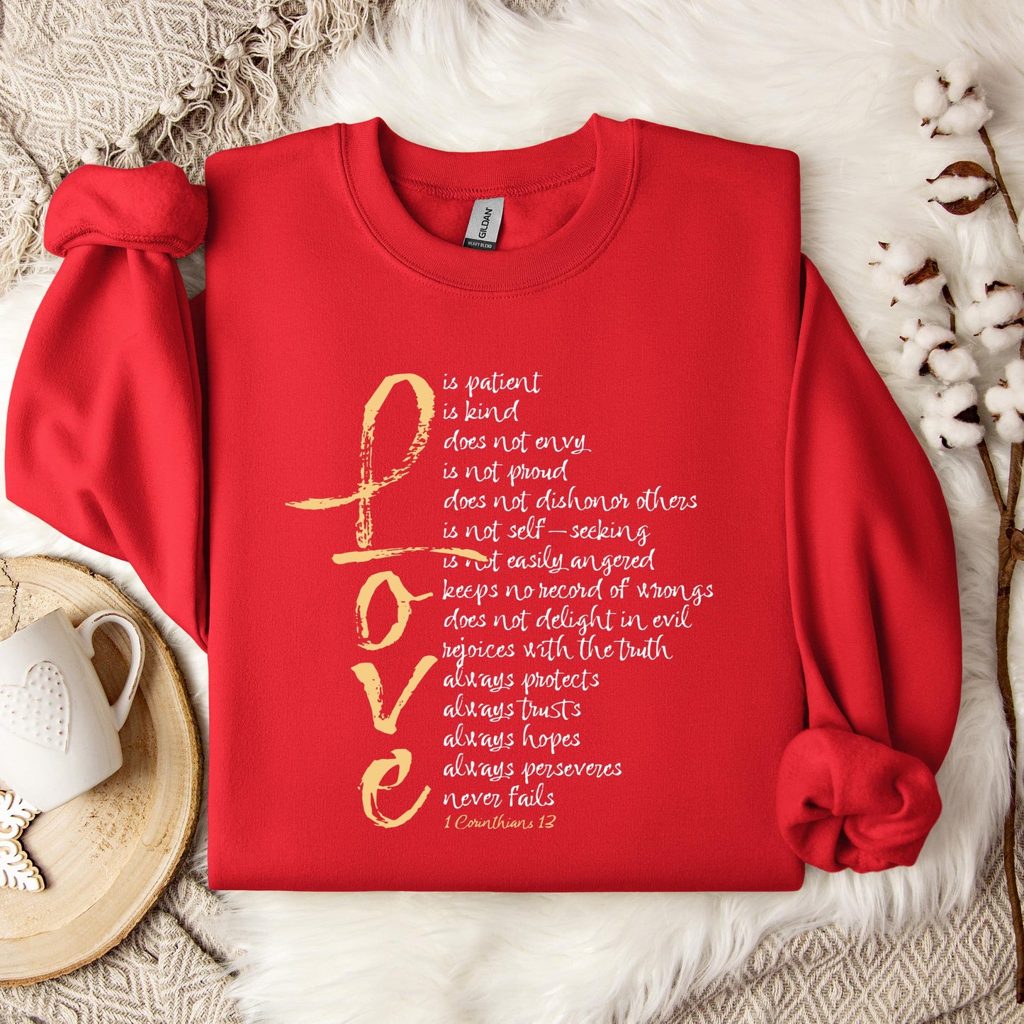 Love 1 Corinthians 13 Sweatshirt