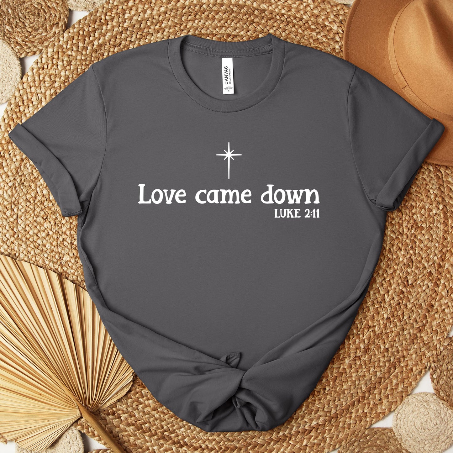 Love Came Down Luke 2.11 Premium T-shirt