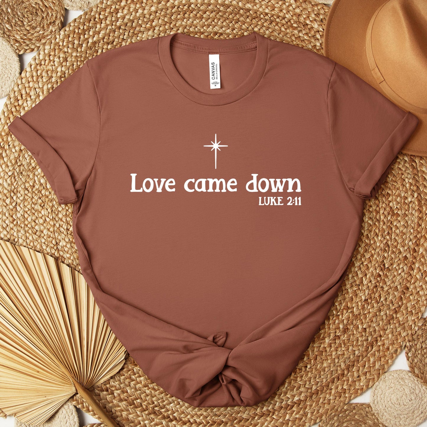 Love Came Down Luke 2.11 Premium T-shirt