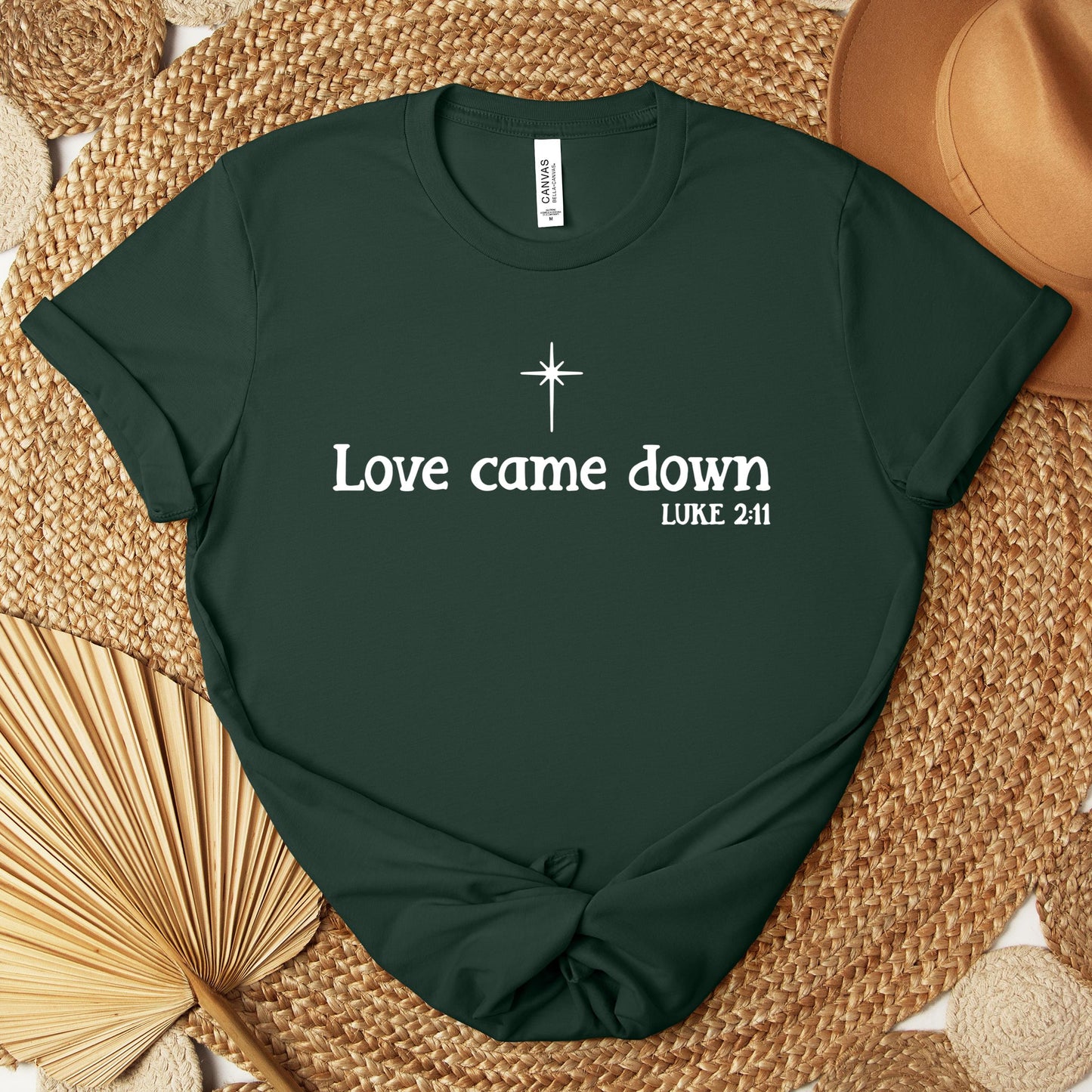 Love Came Down Luke 2.11 Premium T-shirt