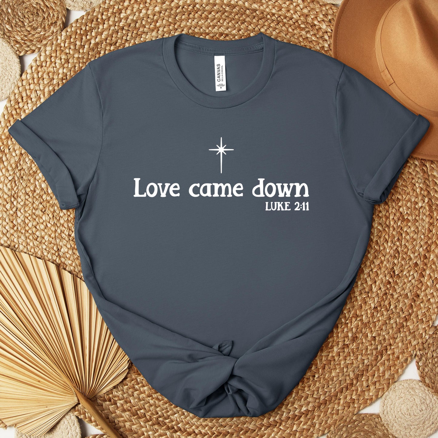 Love Came Down Luke 2.11 Premium T-shirt