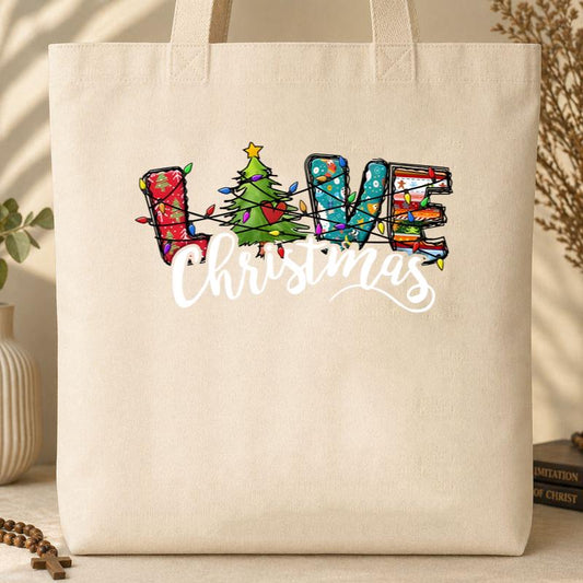 Love Christmas Tote Bag