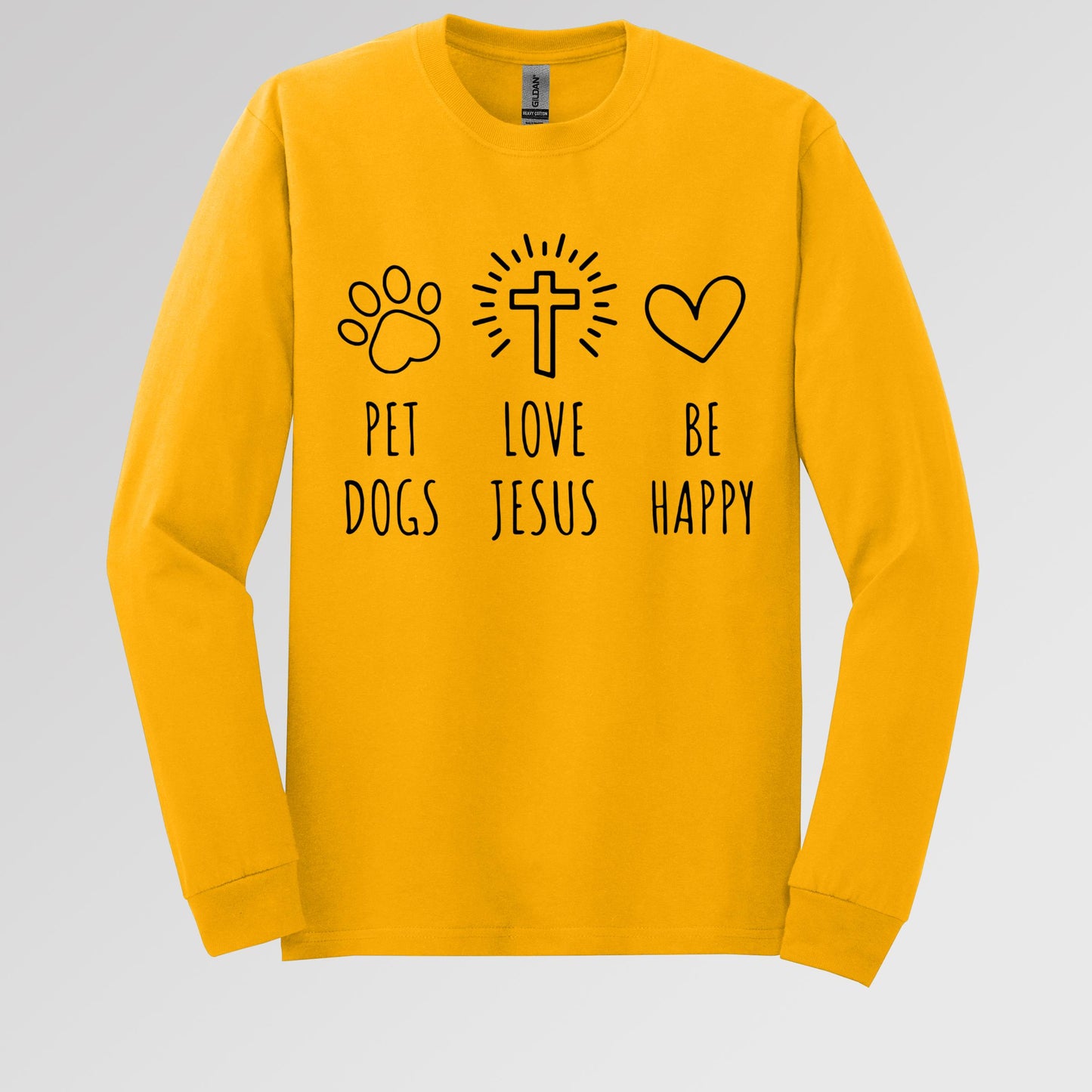 Love Jesus Pet Dogs Be Happy