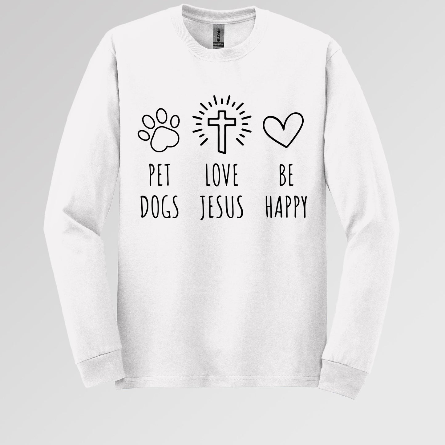 Love Jesus Pet Dogs Be Happy