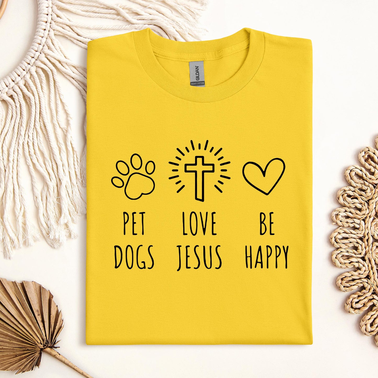 Love Jesus Pet Dogs Be Happy