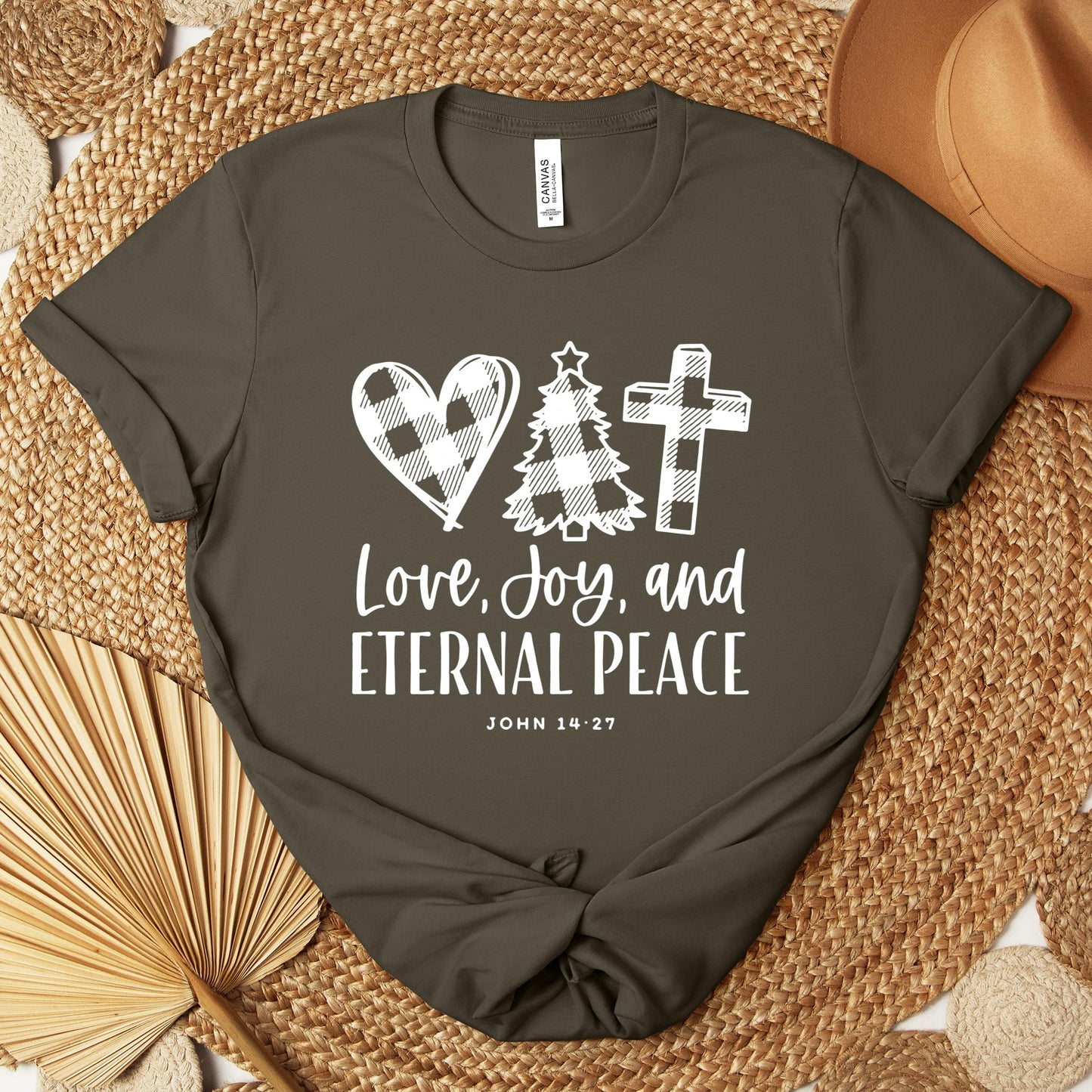 Love Joy And Eternal Peace John 14.27 Premium T-shirt