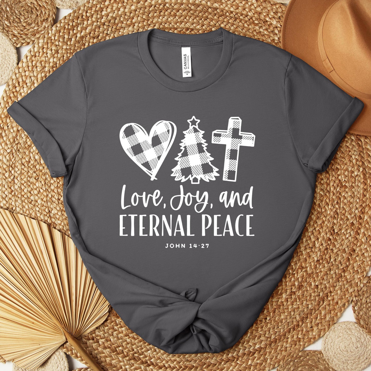 Love Joy And Eternal Peace John 14.27 Premium T-shirt