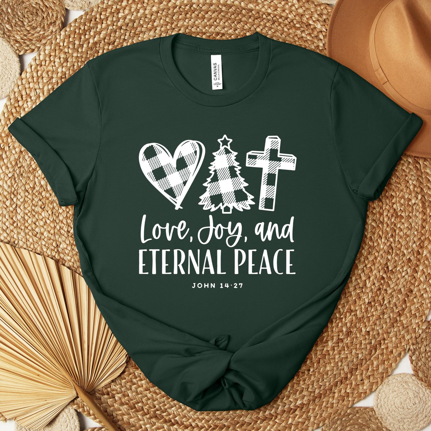 Love Joy And Eternal Peace John 14.27 Premium T-shirt
