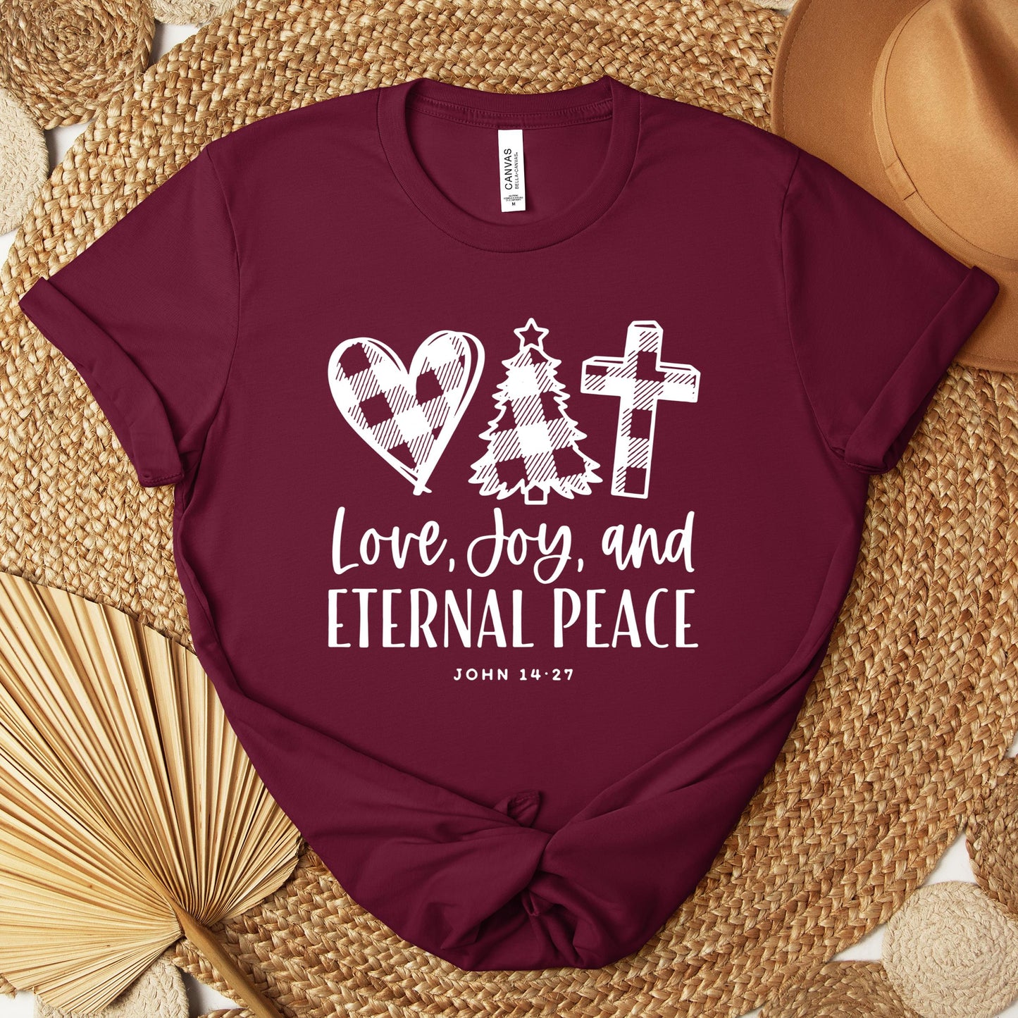 Love Joy And Eternal Peace John 14.27 Premium T-shirt