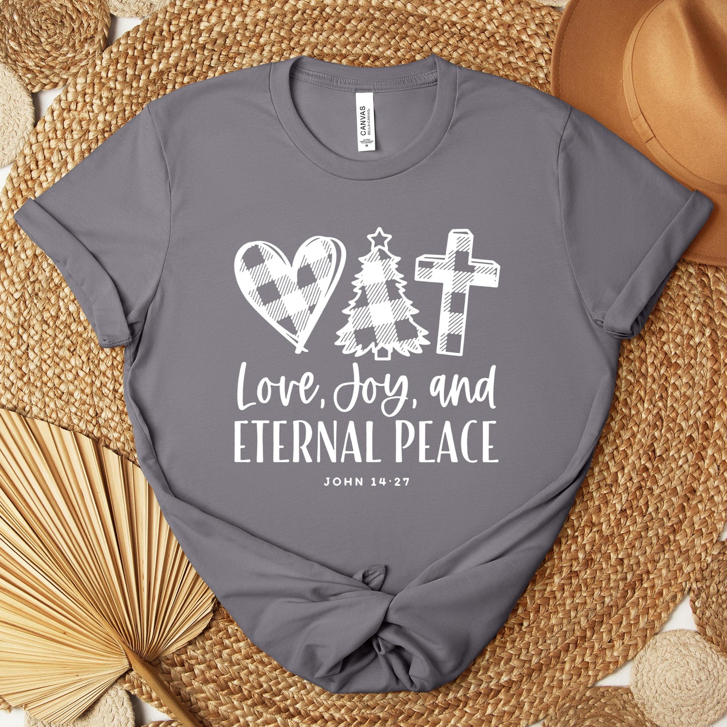 Love Joy And Eternal Peace John 14.27 Premium T-shirt