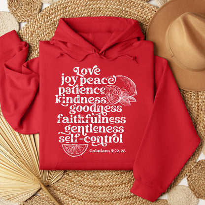Love Joy Peace Patience Kindness Goodness Faithfulness Gentleness Self-control Galatians 5.22-23 01