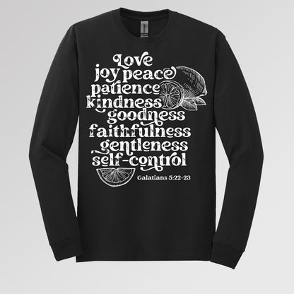 Love Joy Peace Patience Kindness Goodness Faithfulness Gentleness Self-control Galatians 5.22-23 01