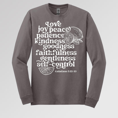 Love Joy Peace Patience Kindness Goodness Faithfulness Gentleness Self-control Galatians 5.22-23 01