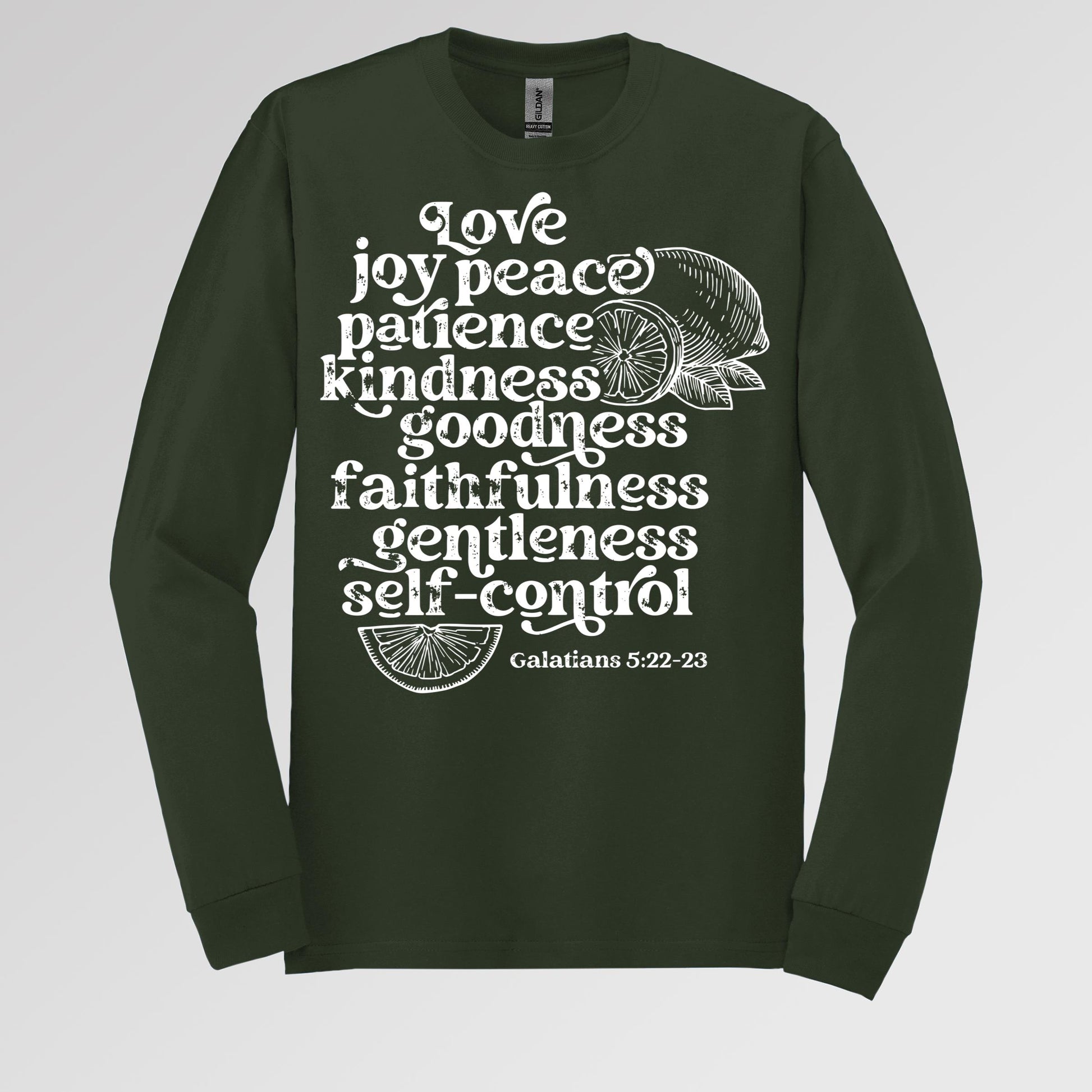 Love Joy Peace Patience Kindness Goodness Faithfulness Gentleness Self-control Galatians 5.22-23 01