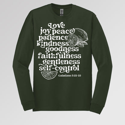 Love Joy Peace Patience Kindness Goodness Faithfulness Gentleness Self-control Galatians 5.22-23 01