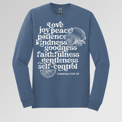Love Joy Peace Patience Kindness Goodness Faithfulness Gentleness Self-control Galatians 5.22-23 01