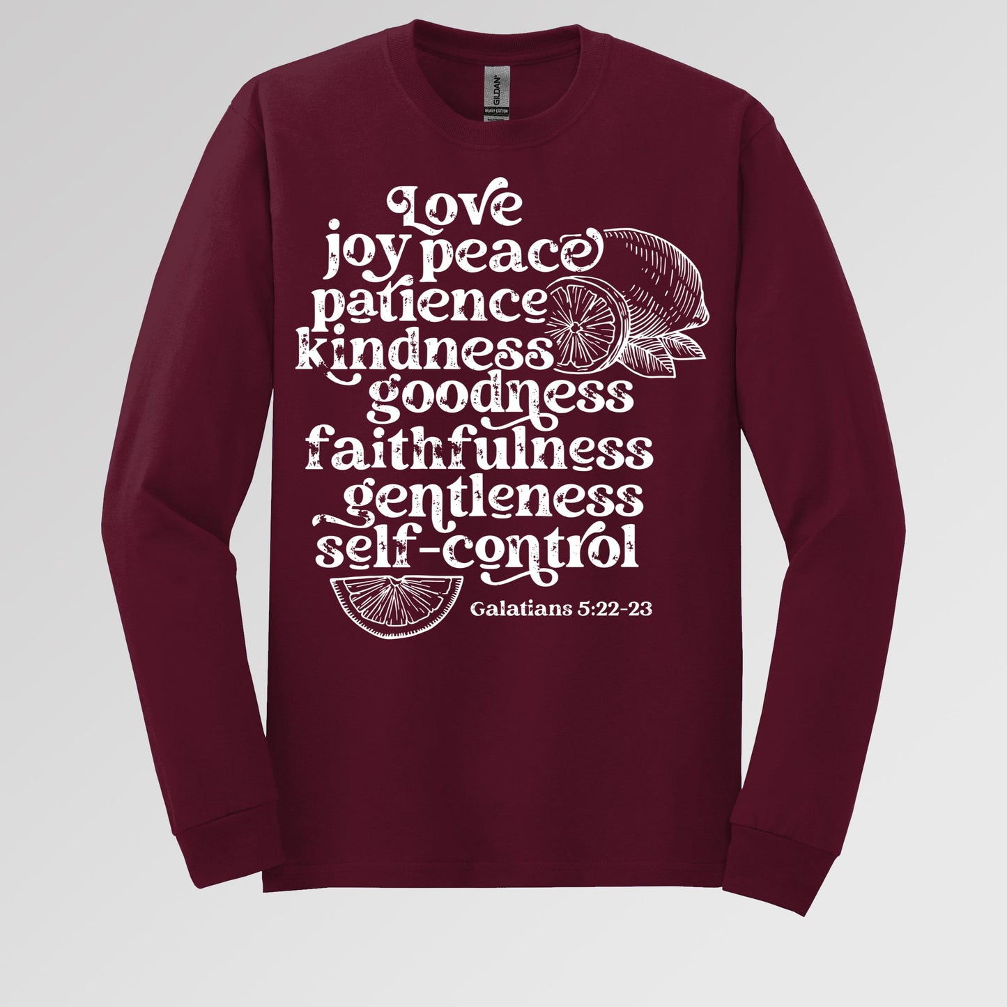 Love Joy Peace Patience Kindness Goodness Faithfulness Gentleness Self-control Galatians 5.22-23 01