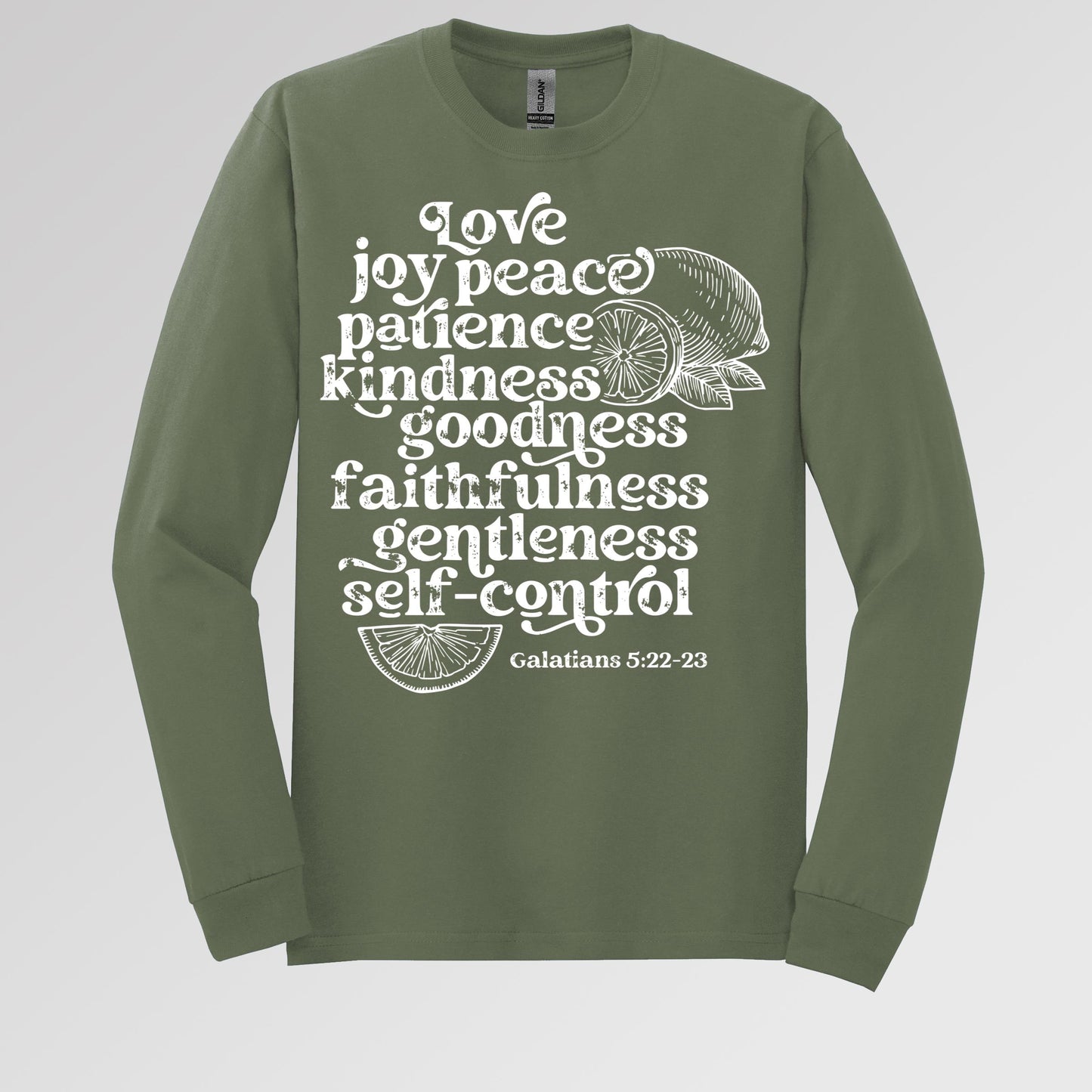 Love Joy Peace Patience Kindness Goodness Faithfulness Gentleness Self-control Galatians 5.22-23 01