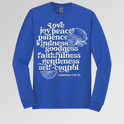 Love Joy Peace Patience Kindness Goodness Faithfulness Gentleness Self-control Galatians 5.22-23 01