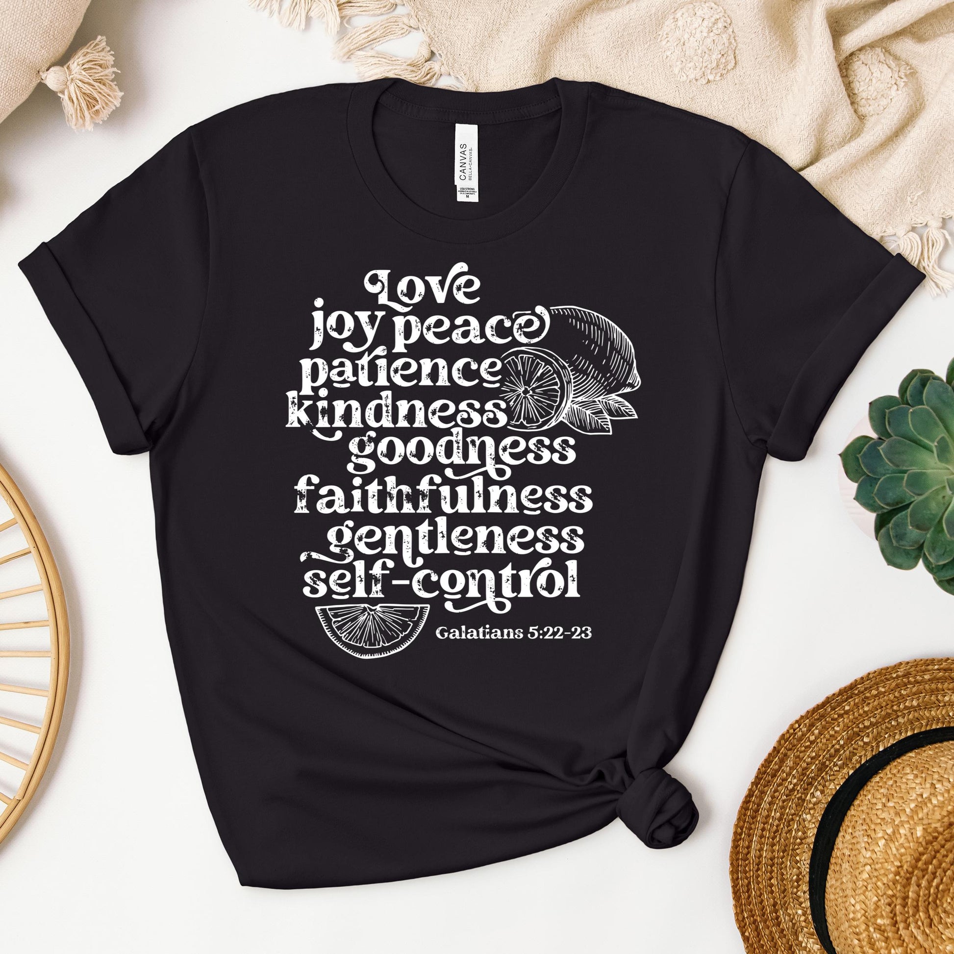 Love Joy Peace Patience Kindness Goodness Faithfulness Gentleness Self-control Galatians 5.22-23 01