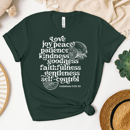 Love Joy Peace Patience Kindness Goodness Faithfulness Gentleness Self-control Galatians 5.22-23 01