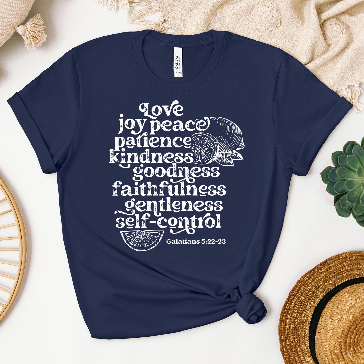 Love Joy Peace Patience Kindness Goodness Faithfulness Gentleness Self-control Galatians 5.22-23 01