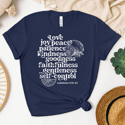 Love Joy Peace Patience Kindness Goodness Faithfulness Gentleness Self-control Galatians 5.22-23 01