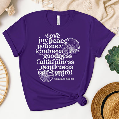 Love Joy Peace Patience Kindness Goodness Faithfulness Gentleness Self-control Galatians 5.22-23 01