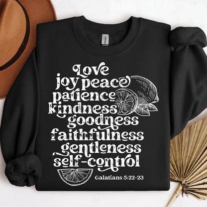 Love Joy Peace Patience Kindness Goodness Faithfulness Gentleness Self-control Galatians 5.22-23 01