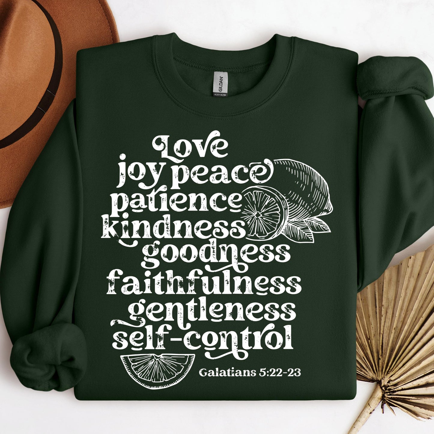 Love Joy Peace Patience Kindness Goodness Faithfulness Gentleness Self-control Galatians 5.22-23 01