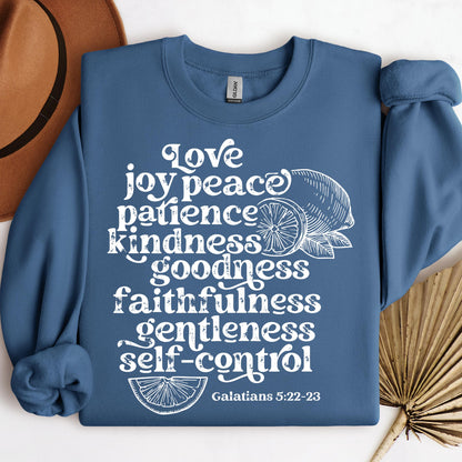 Love Joy Peace Patience Kindness Goodness Faithfulness Gentleness Self-control Galatians 5.22-23 01