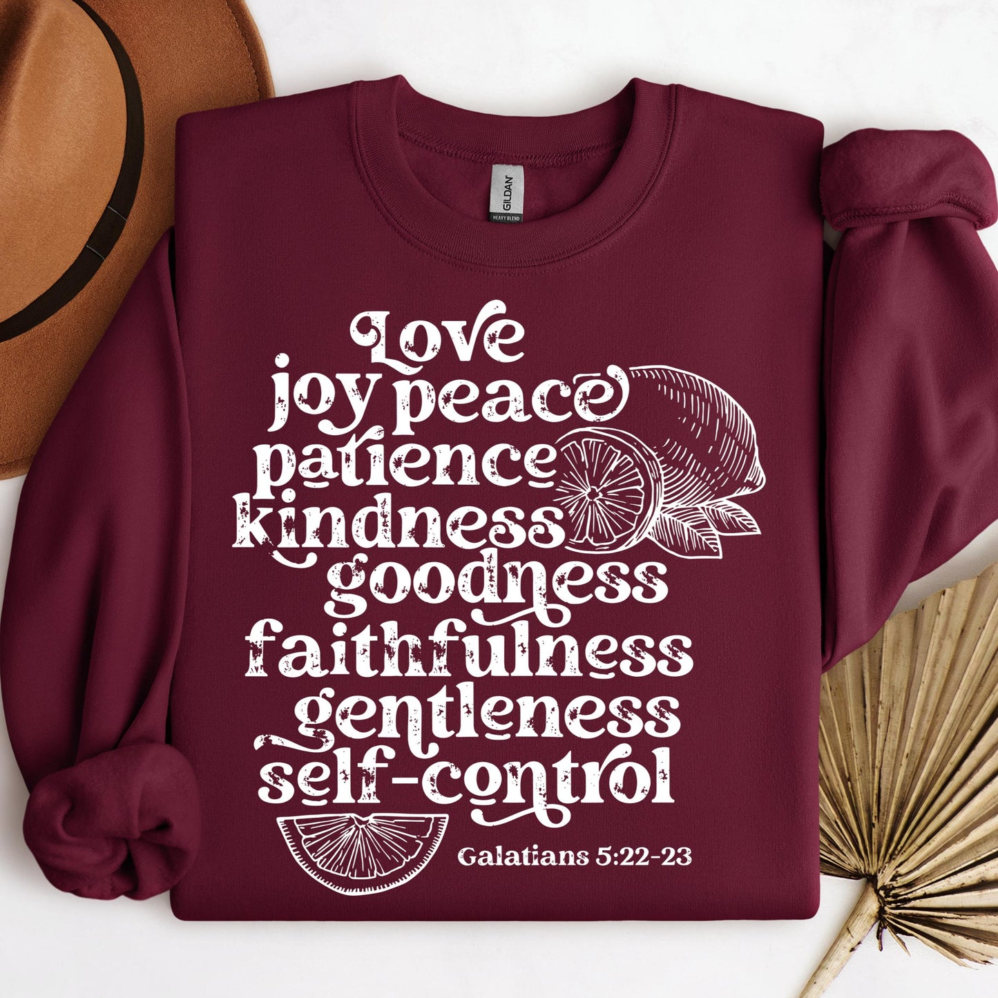 Love Joy Peace Patience Kindness Goodness Faithfulness Gentleness Self-control Galatians 5.22-23 01