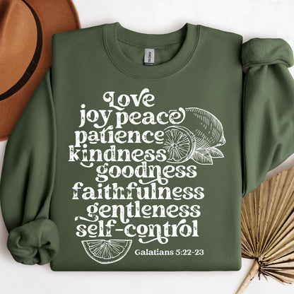 Love Joy Peace Patience Kindness Goodness Faithfulness Gentleness Self-control Galatians 5.22-23 01