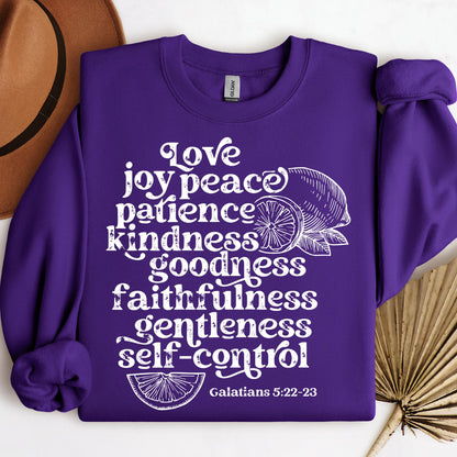 Love Joy Peace Patience Kindness Goodness Faithfulness Gentleness Self-control Galatians 5.22-23 01
